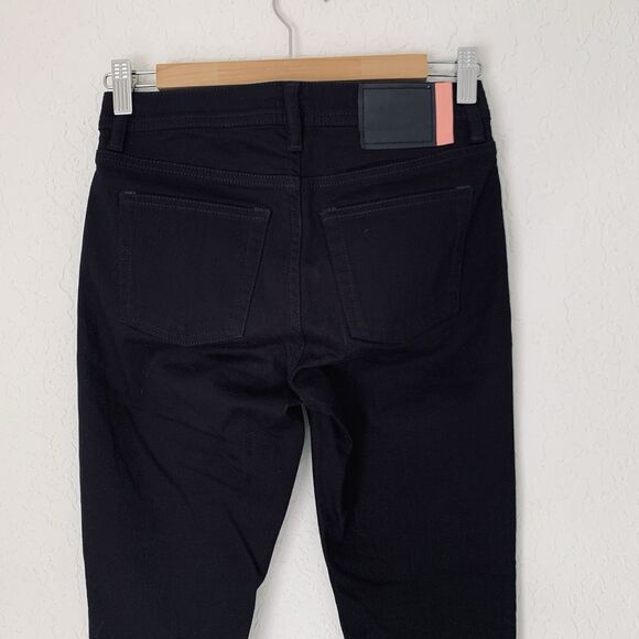 Acne Studios Jeans Bla Konst Women 27 Climb Stay Black Mid Rise Skinny Designer - Picture 6 of 14